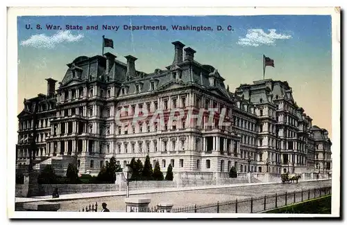 Cartes postales U S War State And Navy Departments Washington D C Militaria