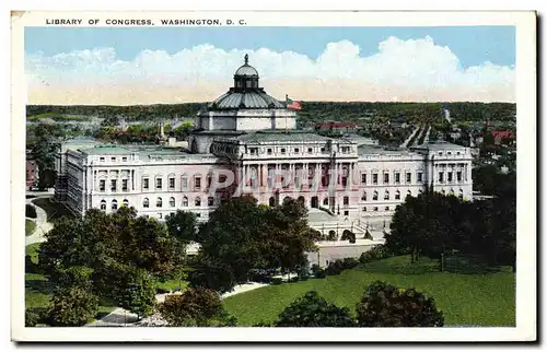 Ansichtskarte AK Library Of Congress Washington D C Bibliotheque