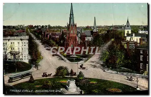 Cartes postales Thomas Circle Washington D C