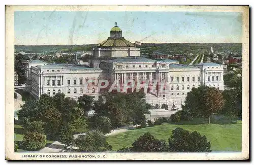 Ansichtskarte AK Library Of Congress Washington D C Bibliotheque