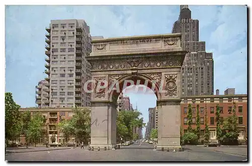 Moderne Karte The Victory Arch Washington Square