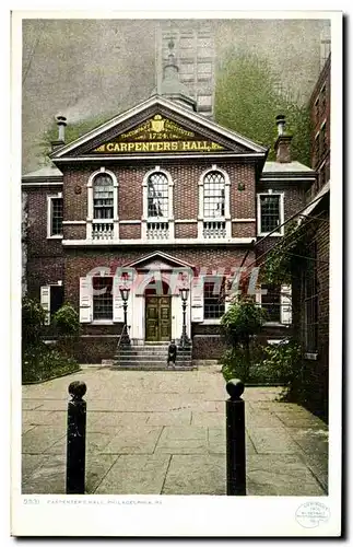 Cartes postales Carpenters Hall Philadelphia Pa