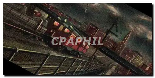 Cartes postales Elevated RR from 32nd St West Philadelphia Metro Train