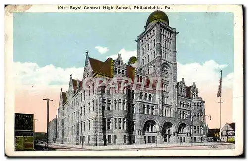 Cartes postales Boys Central High School Philadelphia Pa