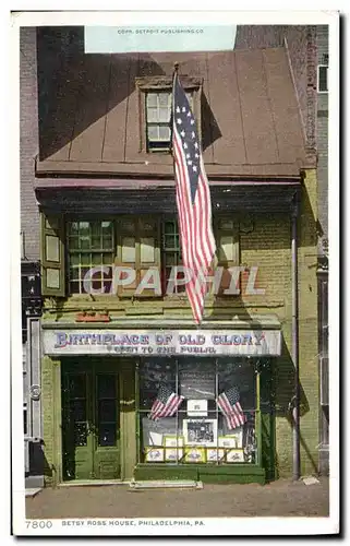 Cartes postales Betsy Ross House Philadelphia Pa