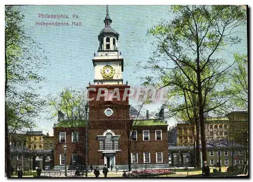 Ansichtskarte AK Philadelphia Pa Independence Hall