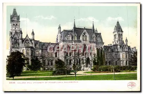 Cartes postales College Hall University Of Pennsylvania Philadelphia