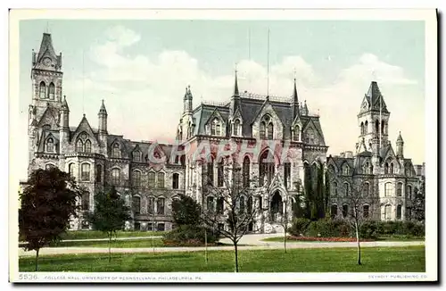 Cartes postales College Hall University Of Pennsylvania Philadelphia Pa