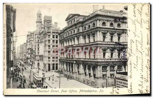 Cartes postales Chestnut Street Post Office Philadelphia Pa