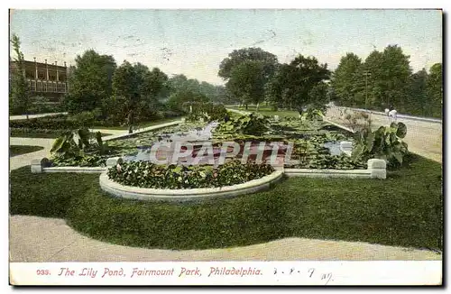 Cartes postales The Lily Pond Fairmount Park Philadelphia