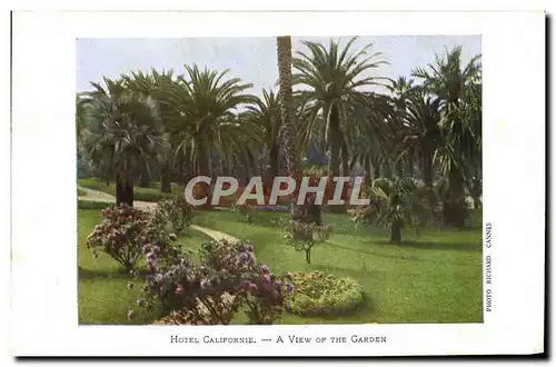 Cartes postales Hotel Californie A View Of The Garden