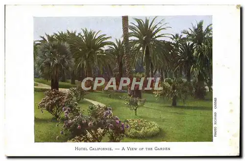 Cartes postales Hotel Californie A View Of The Garden