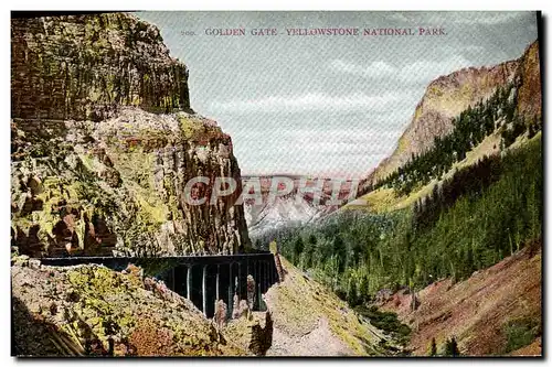 Cartes postales Golden Gate Yellowstone National Park