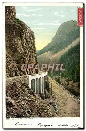 Cartes postales Golden Gate Yellowstone Park