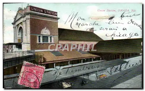 Cartes postales Union Station Omaha Neb