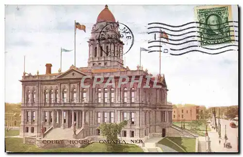 Cartes postales Court House Omaha Neb