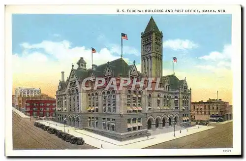 Cartes postales U S Federal Building And Post Office Omaha Neb
