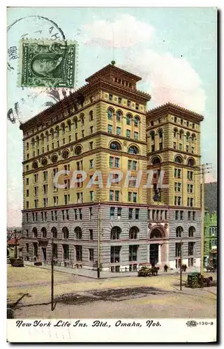Cartes postales New York Life Ins Bld Omaha Neb