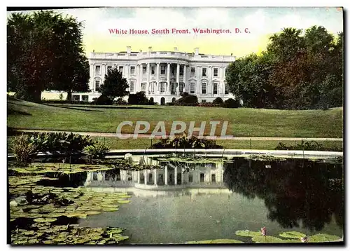 Cartes postales White House South Front Washington D C