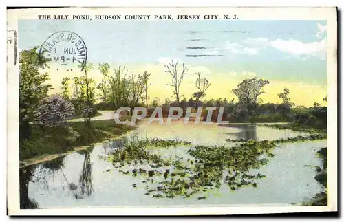 Cartes postales The Lily Pond Hudson County Park Jersey City N J
