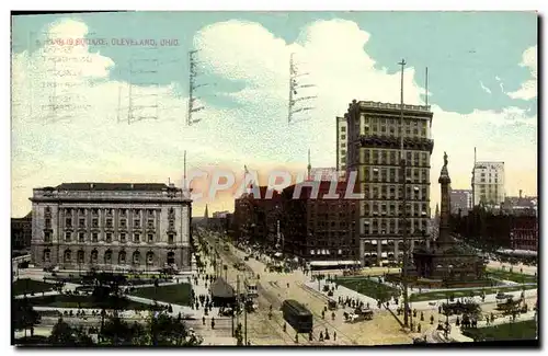 Cartes postales Publio square Cleveland Ohio