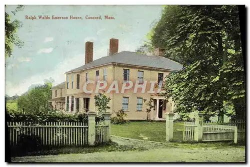 Cartes postales Ralph Waldo Emerson House Concord Mass