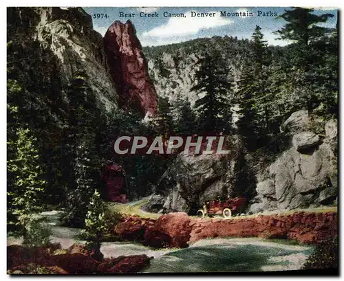 Cartes postales Bear Creek Canon Denver Mountain Parks