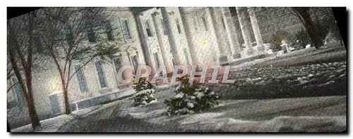 Cartes postales Washington DC the White House on a winter&#39s night