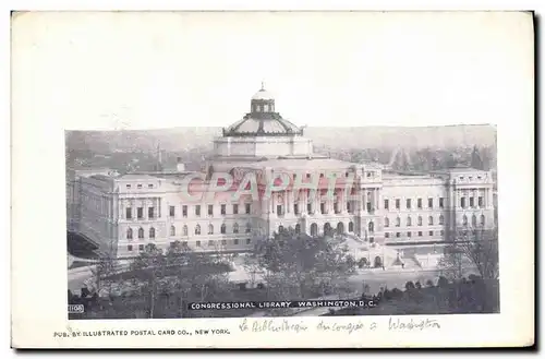 Ansichtskarte AK Congressional Libray Washington D C Bibliotheque