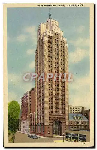 Cartes postales Olds Tower Building Lansing Mich