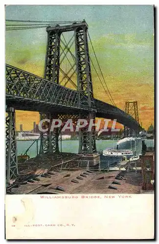Cartes postales Williamsburg Bridge New York