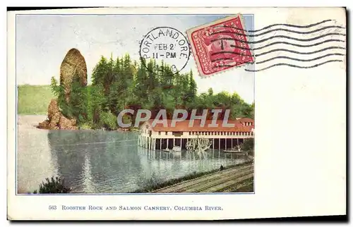 Cartes postales Rooster Rock And Salmon Cannery Columbia Rivers