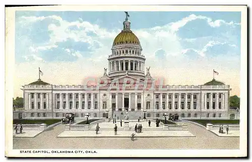 Ansichtskarte AK State Capitol Oklahoma City Okla