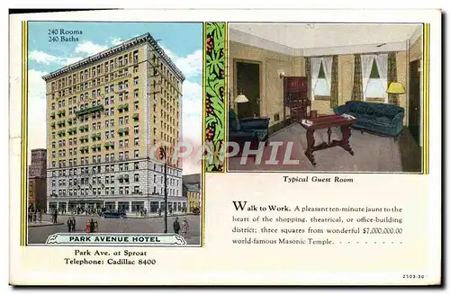Cartes postales Park Avenue Hotel
