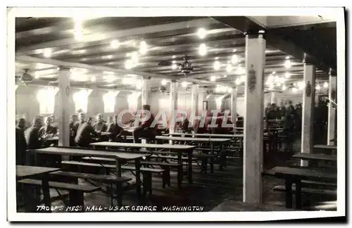 Cartes postales Troop&#39s Mess Hall George Washington Bateau