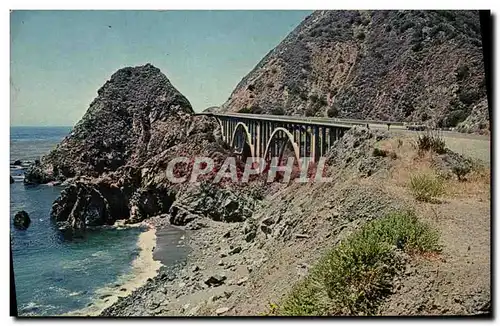 Ansichtskarte AK Big Creek Bridge near Big Sur California