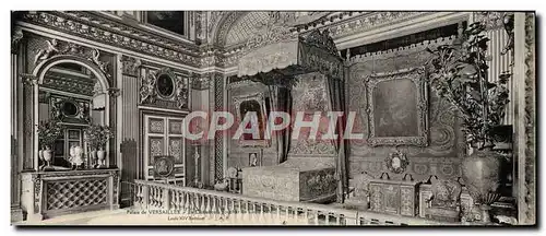 Ansichtskarte AK Grand Format Versailles Palais La chambre a coucher de Louis XIV 28 * 11cm