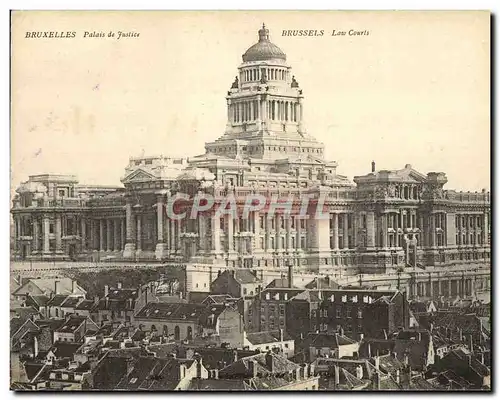 Cartes postales Grand Format Bruxelles Palais de Justice 18 * 14 cm