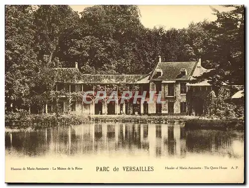 Cartes postales Grand Format Versailles Parc Hameau de Marie Antoinette la maison de la reine 28 * 21 cm