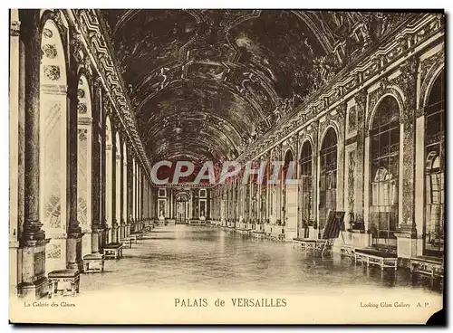 Ansichtskarte AK Grand Format Versailles Palais La galerie des glaces 28 * 21 cm