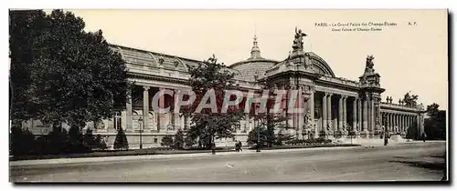 Cartes postales Grand Format Paris La Grand Palais Champs Elysees 28.5 * 11 cm