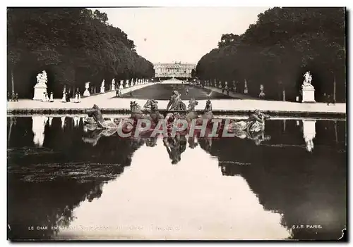 Cartes postales Grand Format Le char embourb� Perspective du chateau Versailles 17 * 11.5cm