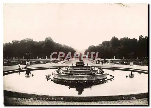 Cartes postales Grand Format Versailles Bassin de Latone 17 * 11.5 cm