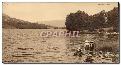 Cartes postales Grand Format Gerardmer Le lac Enfants 28 * 14 cm