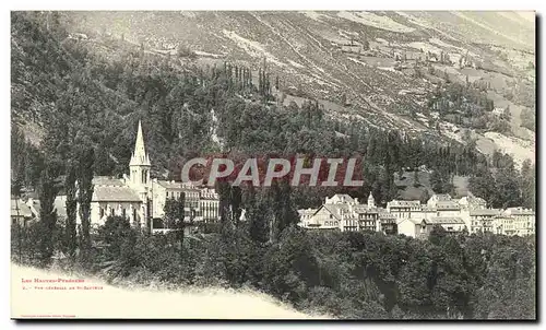 Cartes postales Grand Format Vue generale de St Sauveur 25 * 15 cm