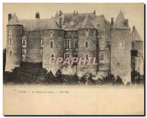 Cartes postales Grand Format Tours Le Chateau de Luynes 18 * 14 cm