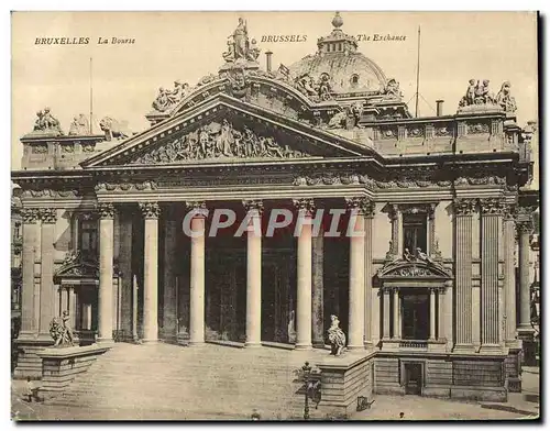 Cartes postales Grand Format Bruxelles La Bourse 18 * 14 cm