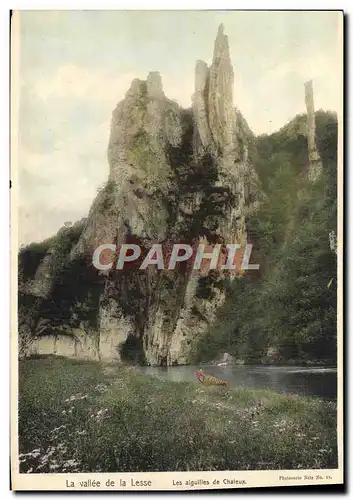 Cartes postales Grand Format La Vallee de la Lesse Les Aiguilles de Chaleux 14.5 * 21 cm