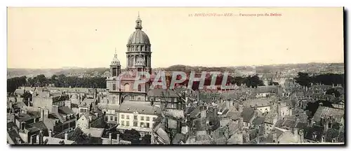 Cartes postales Grand Format Boulogne sur Mer Panorama pris du beffroi 29 * 11.5cm