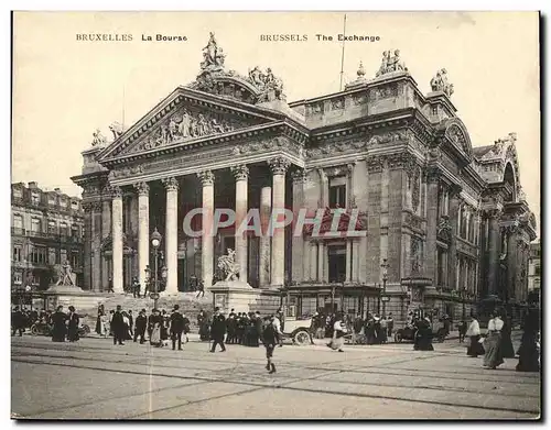 Cartes postales Grand Format Bruxelles La Bourse 18 * 14 cm